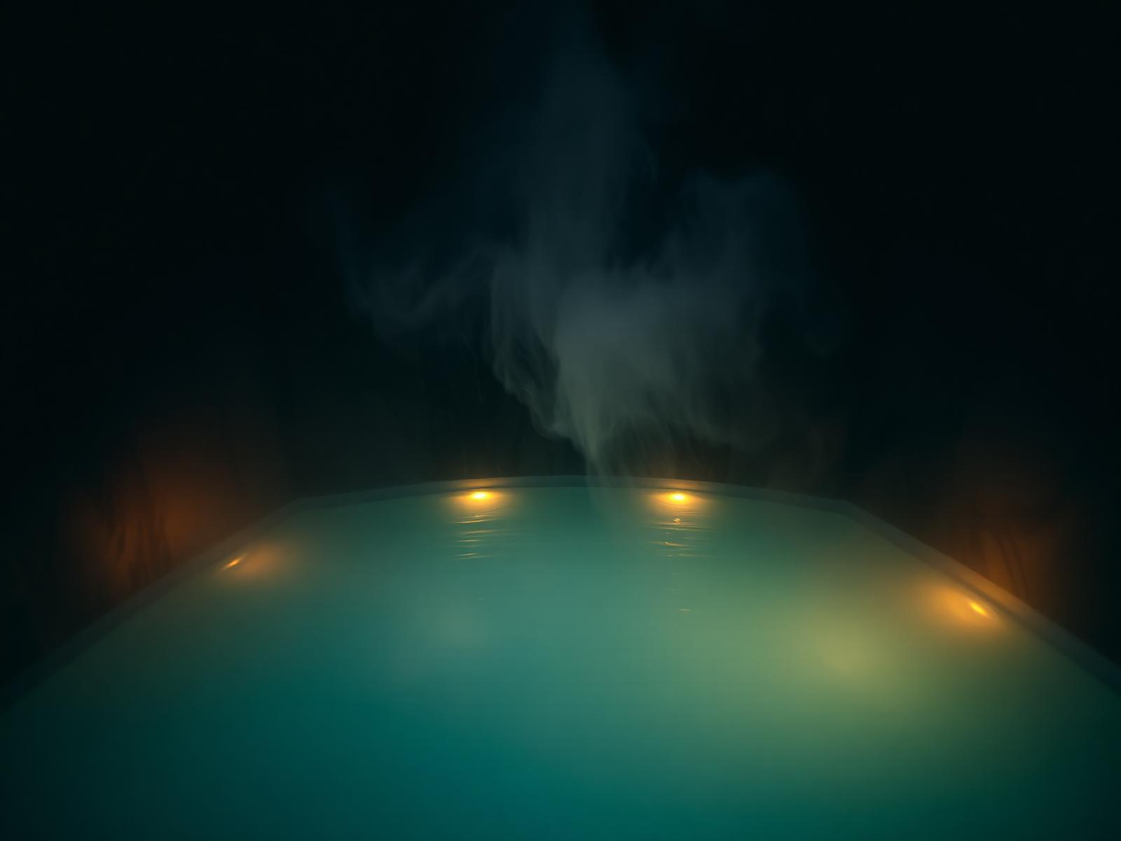 Spa boutique em luz quente